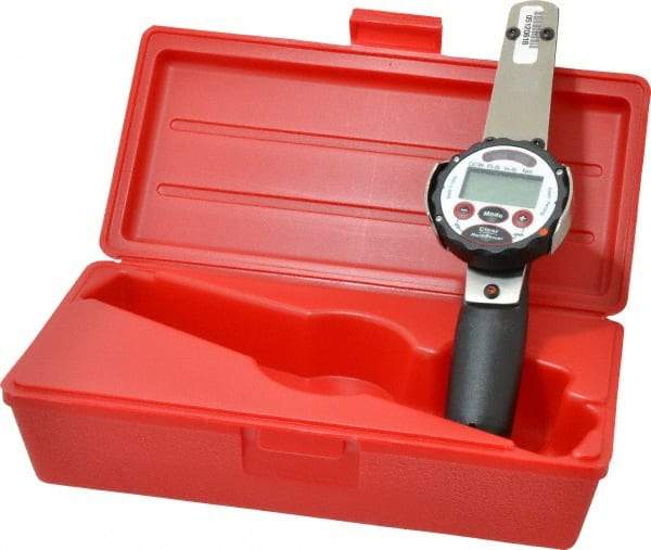 Proto - 3/8" Drive Electronic Digital Torque Wrench - 5 Ft/Lb to 50 Ft/Lb Torque, 11" OAL, 0.1 N/m Graduation, Fixed Head - Exact Tool & Supply