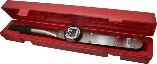 Proto - 1/2" Drive Electronic Digital Torque Wrench - 10 Ft/Lb to 100 Ft/Lb Torque, 22" OAL, 1 N/m Graduation, Fixed Head - Exact Tool & Supply