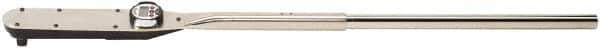 Proto - 3/4" Drive Electronic Digital Torque Wrench - 81 N/m to 813 N/m Torque, 22" OAL, 0.1 N/m Graduation, Fixed Head - Exact Tool & Supply