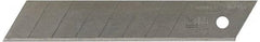 Stanley - 20 Piece Steel Snap Blade - 5-1/2" OAL - Exact Tool & Supply