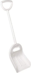 Remco - 18-1/2" High Square Plastic Shovel - 29-1/4" Long D-Grip Handle - Exact Tool & Supply