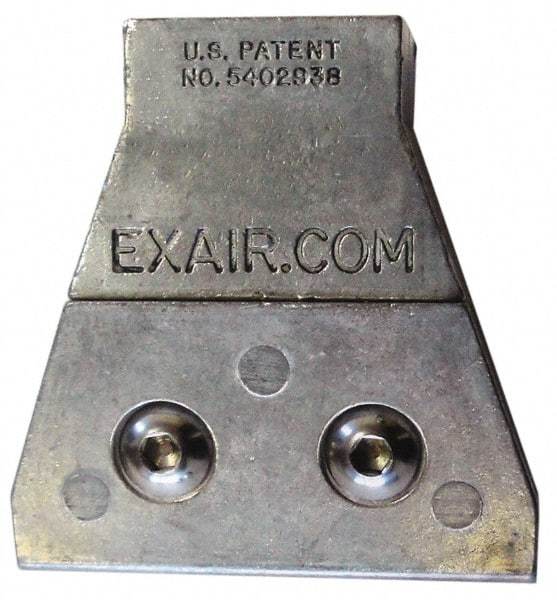 Guardair - Blow Gun Fan - 1/4 NPT, 2" Hose Length, Zinc - Exact Tool & Supply