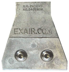 Guardair - Blow Gun Fan - 1/4 NPT, 2" Hose Length, Zinc - Exact Tool & Supply