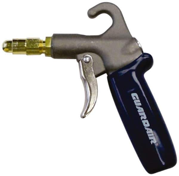 Guardair - 120 Max psi Low Volume Safety Air Gun - 1/4 NPT Inlet, Brass - Exact Tool & Supply