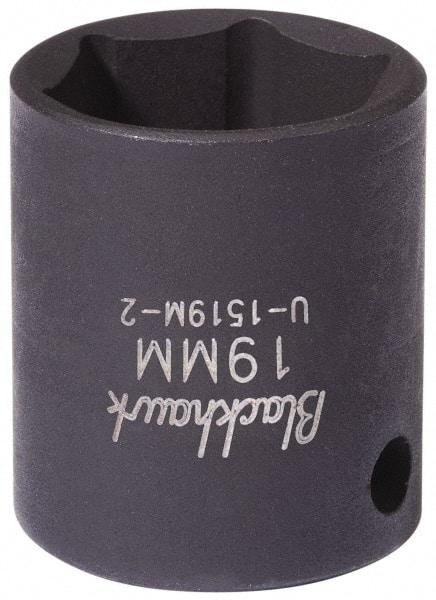 Blackhawk by Proto - 1/2" Drive 26mm Standard Impact Socket - 6 Points, 3-7/8" OAL - Exact Tool & Supply
