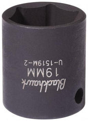 Blackhawk by Proto - 1/2" Drive 26mm Standard Impact Socket - 6 Points, 3-7/8" OAL - Exact Tool & Supply