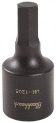 Blackhawk by Proto - 1/2" Drive, 7/16" Impact Hex Bit Socket - 4-5/8" OAL - Exact Tool & Supply