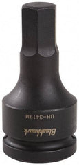 Blackhawk by Proto - 3/4" Drive, 3/4" Impact Hex Bit Socket - 3-1/2" OAL - Exact Tool & Supply