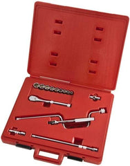 Proto - 15 Piece 3/8" Drive Full Polish Finish Socket Set - 12 Points, 1/4" to 3/4" Range, Inch Measurement Standard - Exact Tool & Supply