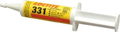Loctite - 25 mL Cartridge Two Part Acrylic Adhesive - 0.33 min Working Time, 3,100 psi Shear Strength, Series 331 (Use with MSC#-93297661) - Exact Tool & Supply
