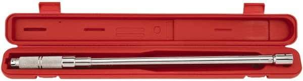 Proto - 1/2" Drive Interchangeable Head Torque Wrench Assembly - 3 N/m to 250 Ft/Lb Torque, 26" OAL - Exact Tool & Supply