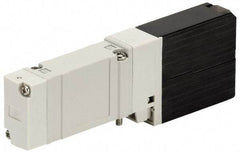 ARO/Ingersoll-Rand - 3/8", TP Series Plug-In Stacking Solenoid Valve - 12 VDC, 0.53 CV Rate, 1.55" High x 4-1/2" Long - Exact Tool & Supply