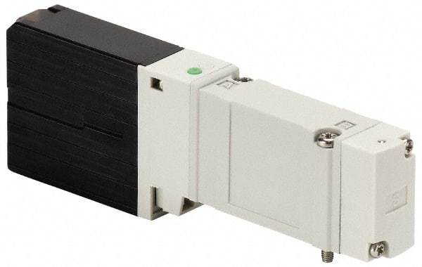 ARO/Ingersoll-Rand - 3/8", TP Series Plug-In Stacking Solenoid Valve - 12 VDC, 0.53 CV Rate, 1.55" High x 4-1/2" Long - Exact Tool & Supply