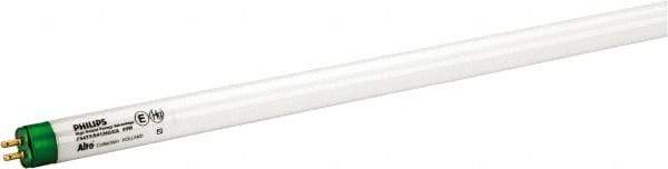 Philips - 49 Watt Fluorescent Tubular Miniature Bi-Pin Lamp - 4,000°K Color Temp, 5,000 Lumens, T5, 25,000 hr Avg Life - Exact Tool & Supply
