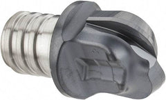 Iscar - MM HT Grade IC908 Carbide Ball Nose Milling Tip Insert - TiAlN Finish, 2 Flutes, 3/4" Cutting Diam, 0.45" Depth of Cut, 0.68" Extension, 1/4" Cnr Rad - Exact Tool & Supply
