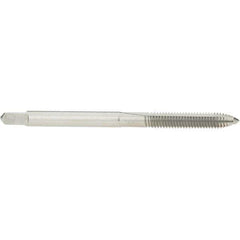 Hertel - #4-40 UNC, H2, 2 Flutes, Plug Chamfer, Bright Finish, High Speed Steel Spiral Point STI Tap - 2" OAL - Exact Tool & Supply