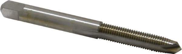 Hertel - #10-32 UNF, H3, 2 Flutes, Plug Chamfer, Bright Finish, High Speed Steel Spiral Point STI Tap - 2-1/2" OAL - Exact Tool & Supply