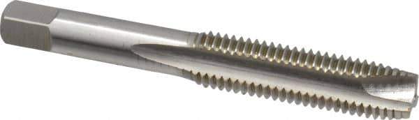 Hertel - 3/8-16 UNC, H3, 3 Flutes, Plug Chamfer, Bright Finish, High Speed Steel Spiral Point STI Tap - 3-3/8" OAL - Exact Tool & Supply