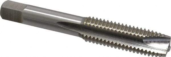 Hertel - M14x2.00 Metric Coarse, 3 Flute, High Speed Steel Spiral Point Tap - Plug Chamfer, Right Hand Thread, 3-19/32" OAL, 6H Class of Fit - Exact Tool & Supply