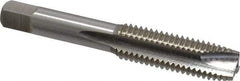 Hertel - M14x2.00 Metric Coarse, 3 Flute, High Speed Steel Spiral Point Tap - Plug Chamfer, Right Hand Thread, 3-19/32" OAL, 6H Class of Fit - Exact Tool & Supply