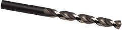 Guhring - 9.9mm 130° High Speed Steel Jobber Drill - Bright Finish, Right Hand Cut, Parabolic Flute, 133mm OAL, Cone Relief Point - Exact Tool & Supply