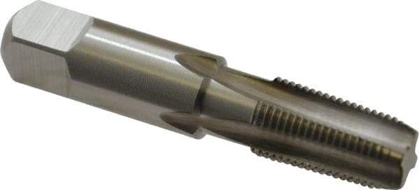 Hertel - 1/16-27 NPTF Thread, 4 Flute Standard Pipe Tap - 2-1/8" OAL, Bright Finish, High Speed Steel - Exact Tool & Supply