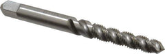 Hertel - M5x0.80 Metric Coarse, 3 Flute, 52° Helix, Plug Chamfer, Bright Finish, High Speed Steel Spiral Flute STI Tap - 2-1/2" OAL - Exact Tool & Supply