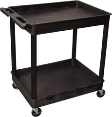 NMC - 300 Lb Capacity, 32" Wide x 24" Long x 37-1/2" High Shelf Cart - 1 Shelf, Plastic - Exact Tool & Supply