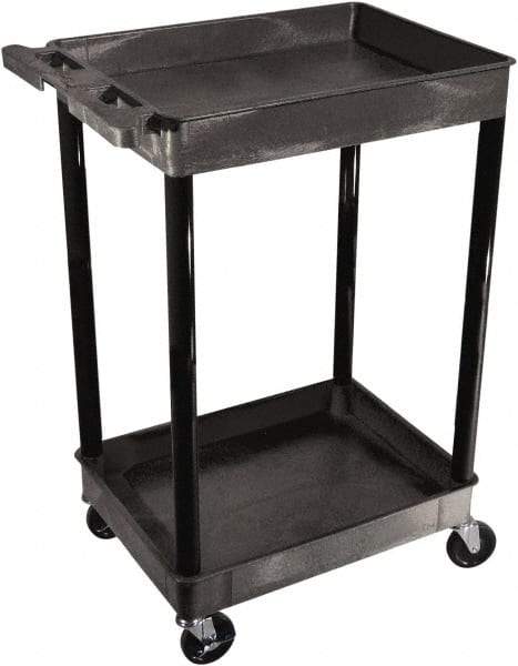 NMC - 300 Lb Capacity, 24" Wide x 18" Long x 36" High Shelf Cart - 1 Shelf, Plastic - Exact Tool & Supply