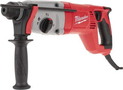 Milwaukee Tool - 120 Volt 1" SDS Plus Chuck Electric Rotary Hammer - 0 to 5,625 BPM, 0 to 1,500 RPM - Exact Tool & Supply