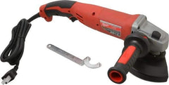 Milwaukee Tool - 5" Wheel Diam, 9,000 RPM, Corded Angle & Disc Grinder - 5/8-11 Spindle, 120 Volts, 13 Amps - Exact Tool & Supply