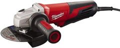 Milwaukee Tool - 6" Wheel Diam, 9,000 RPM, Corded Angle & Disc Grinder - 5/8-11 Spindle, 120 Volts, 13 Amps - Exact Tool & Supply