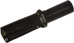 Kyocera - 1-3/4" Max Drill Depth, 2xD, 7/8" Diam, Indexable Insert Drill - 2 Inserts, 1" Shank Diam, Whistle Notch Shank - Exact Tool & Supply