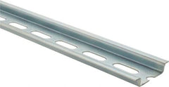 Value Collection - 2m Long x 35mm Wide x 7-1/2mm High, Steel DIN Rail - Exact Tool & Supply
