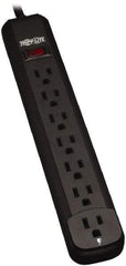 Tripp-Lite - 7 Outlets, 120 VAC15 Amps, 12' Cord, Power Outlet Strip - Keyhole, Tab Mount, 5-15 NEMA Configuration, 11.6" Strip - Exact Tool & Supply