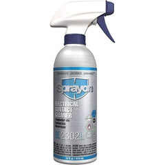 Sprayon - 14 Ounce Aerosol Contact Cleaner - 9°F Flash Point, 0 Volt Dielectric Strength, Flammable, Food Grade, Plastic Safe - Exact Tool & Supply