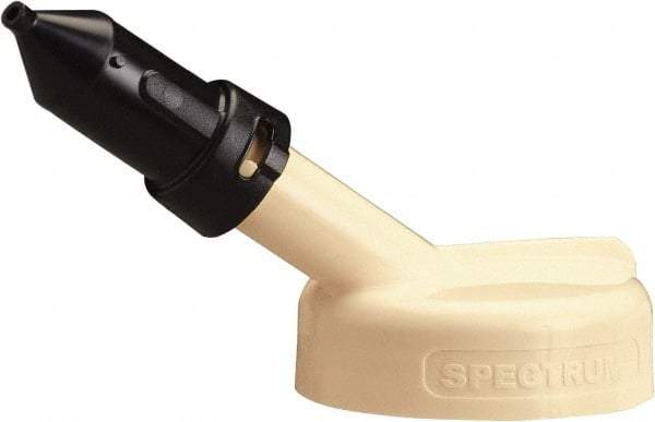 Trico - 4 Gal Capacity Polyethylene Oil Storage System - 1/4" Tip OD, 7" Straight Spout, Tan - Exact Tool & Supply