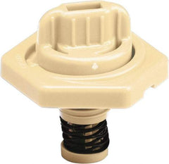 Trico - 4 Gal Capacity Polyethylene Oil Storage System - 7" Straight Spout, Tan - Exact Tool & Supply