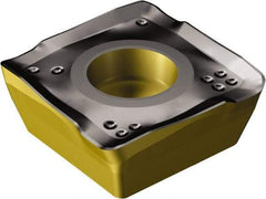 Sandvik Coromant - 490R1404 PH Grade 4340 Carbide Milling Insert - TiCN/Al2O3/TiN Coated, 3.9mm Thick, 13.8mm Inscribed Circle - Exact Tool & Supply