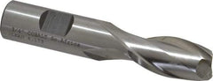 Cleveland - 3/4", 1-5/16" LOC, 3/4" Shank Diam, 3-7/8" OAL, 2 Flute, Cobalt Square End Mill - Single End, Uncoated, Spiral Flute, 30° Helix, Centercutting, Right Hand Cut, Right Hand Flute, Series HGC-2 - Exact Tool & Supply