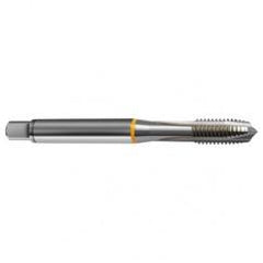 12-24 Dia. - 2B - 3 FL - Cobalt Plug Yellow Ring Tap - Bright Finish FORM-B DIN 371 - Exact Tool & Supply