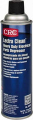 CRC - 19 Ounce Aerosol Electrical Grade Cleaner/Degreaser - 37,500 Volt Dielectric Strength, Nonflammable, Food Grade - Exact Tool & Supply