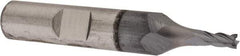 Cleveland - 1/8", 1/4" LOC, 1/8" Shank Diam, 2-3/16" OAL, 4 Flute, Powdered Metal Square End Mill - Single End, TiCN Finish, Spiral Flute, 37° Helix, Centercutting, Right Hand Cut, Right Hand Flute, Series PM-4 - Exact Tool & Supply