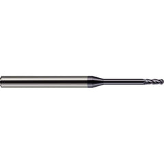 Harvey Tool - Ball End Mills; Mill Diameter (Inch): 1/8 ; Mill Diameter (Decimal Inch): 0.1250 ; Number of Flutes: 4 ; Length of Cut (Inch): 3/8 ; Length of Cut (Decimal Inch): 0.3750 ; Material: Solid Carbide - Exact Tool & Supply