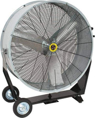 Airmaster - 36" Blade, Direct Drive, 1/2 hp, 11,200, 8,090 CFM, Man Cooler - 115 Volts, 2 Speed, Single Phase - Exact Tool & Supply