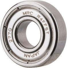 SKF - 1/4" Bore Diam, 5/8" OD, Double Shield Deep Groove Radial Ball Bearing - 0.196" Wide, 1 Row, Round Bore, 139 Lb Static Capacity, 266 Lb Dynamic Capacity - Exact Tool & Supply