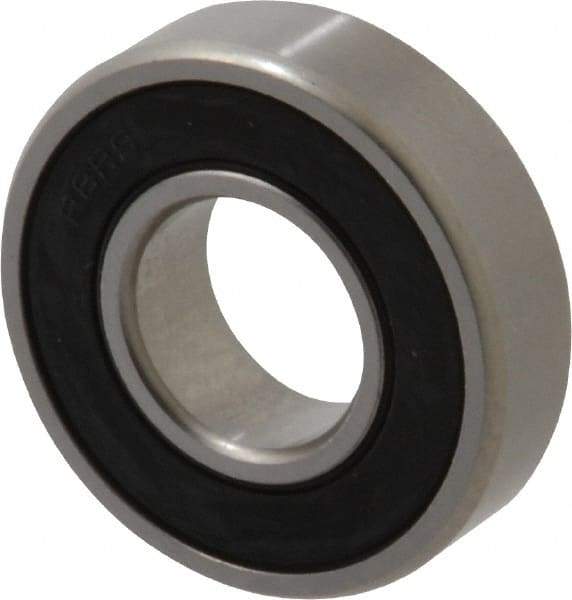 SKF - 1/2" Bore Diam, 1-1/8" OD, Double Seal Deep Groove Radial Ball Bearing - 5/16" Wide, 1 Row, Round Bore, 540 Lb Static Capacity, 912 Lb Dynamic Capacity - Exact Tool & Supply
