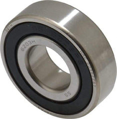 SKF - 17mm Bore Diam, 40mm OD, Double Seal Deep Groove Radial Ball Bearing - 12mm Wide, 1 Row, Round Bore, 4,750 Nm Static Capacity, 7,650 Nm Dynamic Capacity - Exact Tool & Supply