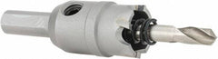 Hougen - 3/4" Diam, 1/8" Cutting Depth, Hole Saw - Carbide-Tipped Saw, Toothed Edge - Exact Tool & Supply