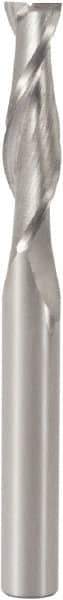 Seco - 12mm, 45mm LOC, 12mm Shank Diam, 100mm OAL, 2 Flute, Solid Carbide Square End Mill - Single End, Uncoated, Spiral Flute, 30° Helix, Centercutting, Right Hand Cut, Right Hand Flute, Series J93 - Exact Tool & Supply